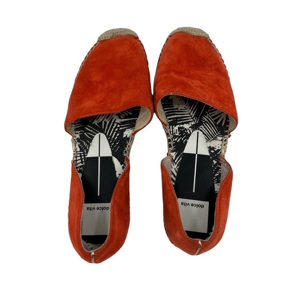 Dolce Vita Orange Ciara Espadrille Loafers Size 6 1/2 Women’s - Picture 3 of 8